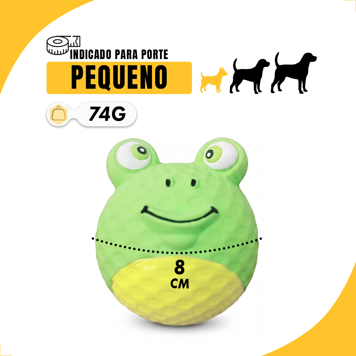 Brinquedo Látex Bola Animais Pet Cães AFP - SAPO — foto 2