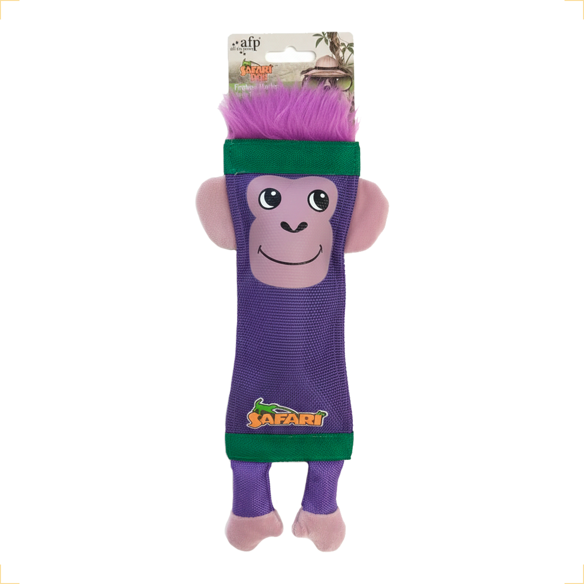 Brinquedo De Lona Extra Resistente Mordedor Para Cães AFP - MACACO