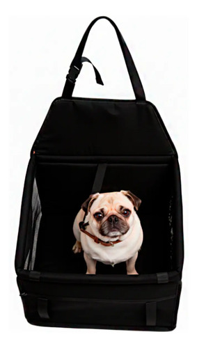 Cadeirinha Assento Pets Até 10kg Carro Transporte Cães Gatos - Preto — foto 3