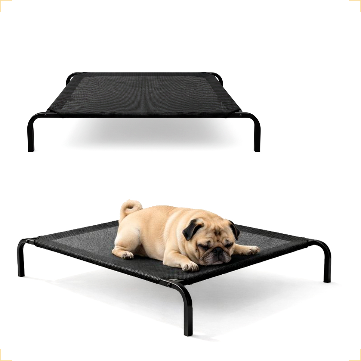 Cama Elevada Pet G 93x56cm até 30kg — foto 2