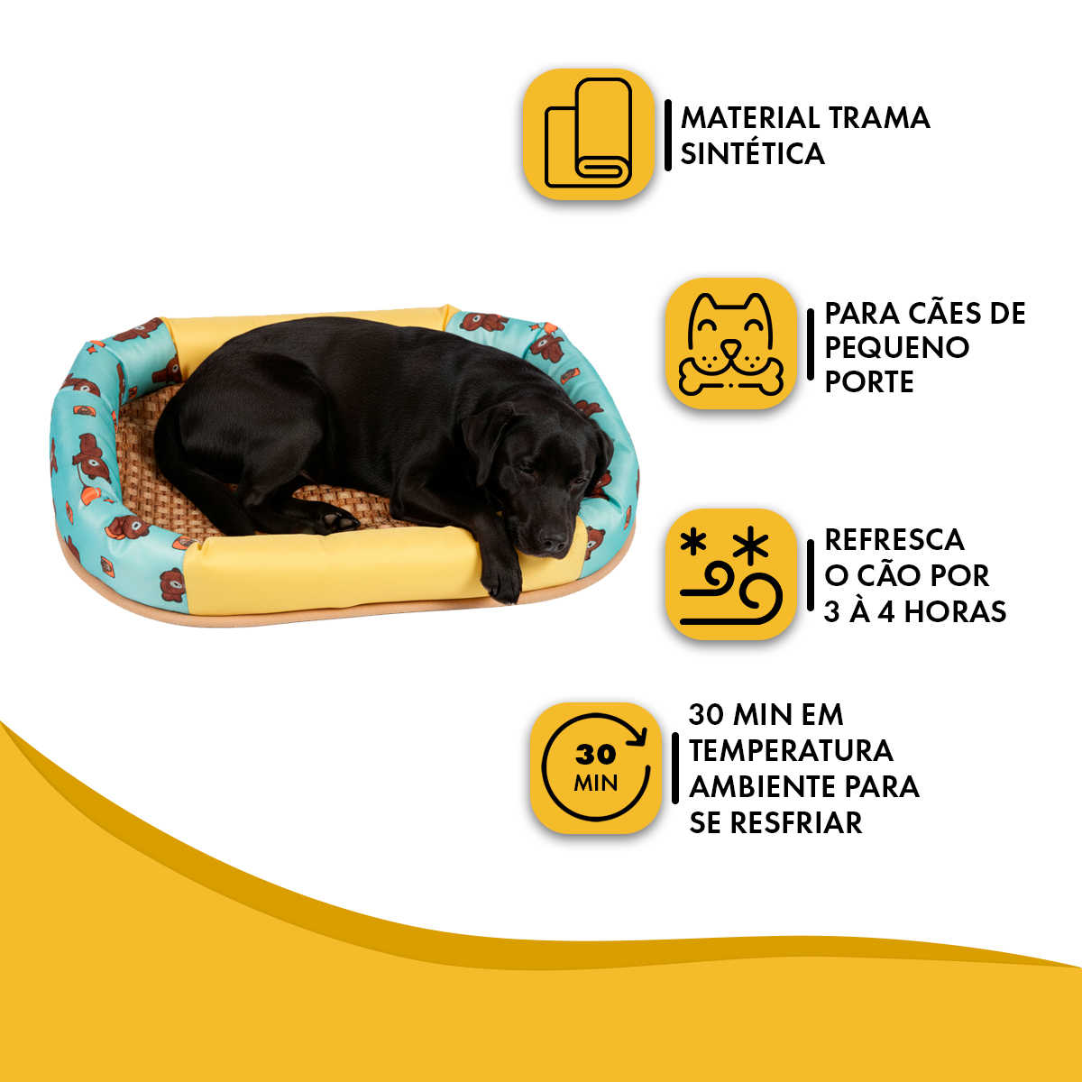 Tapete Oval Refrescante Cães e Gatos GG 80 cm até 9kg — foto 7