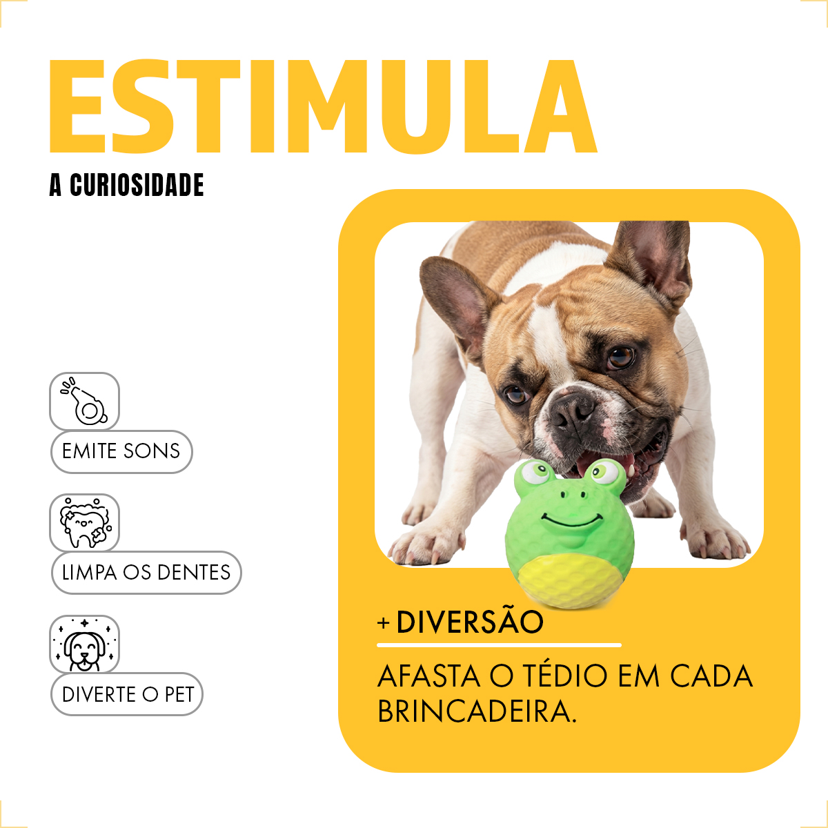 Brinquedo Látex Bola Animais Pet Cães AFP - SAPO — foto 5