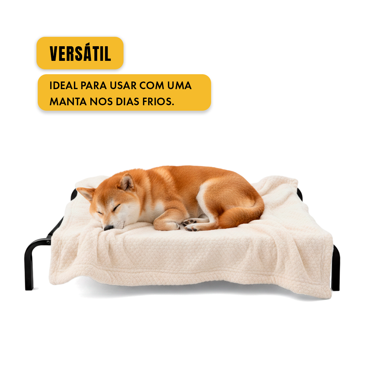 Cama Elevada Pet XGG 125x69cm até 50kg — foto 6
