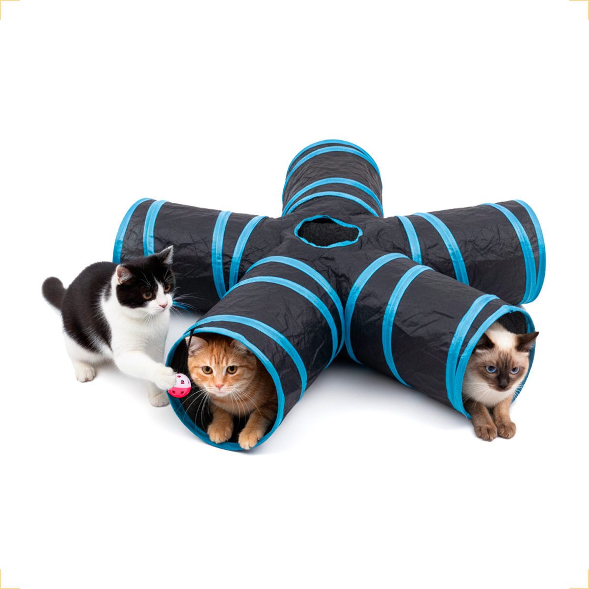 Brinquedo Túnel de Gato 5 Saídas — foto 6