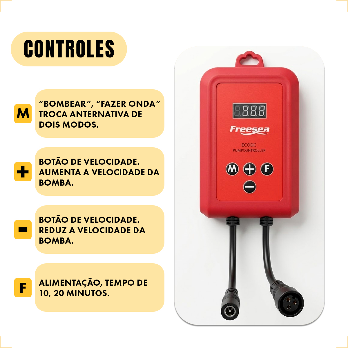 Bomba Aquário Água Doce e Salgada Submersa 12000 Lt Bivolt  — foto 7