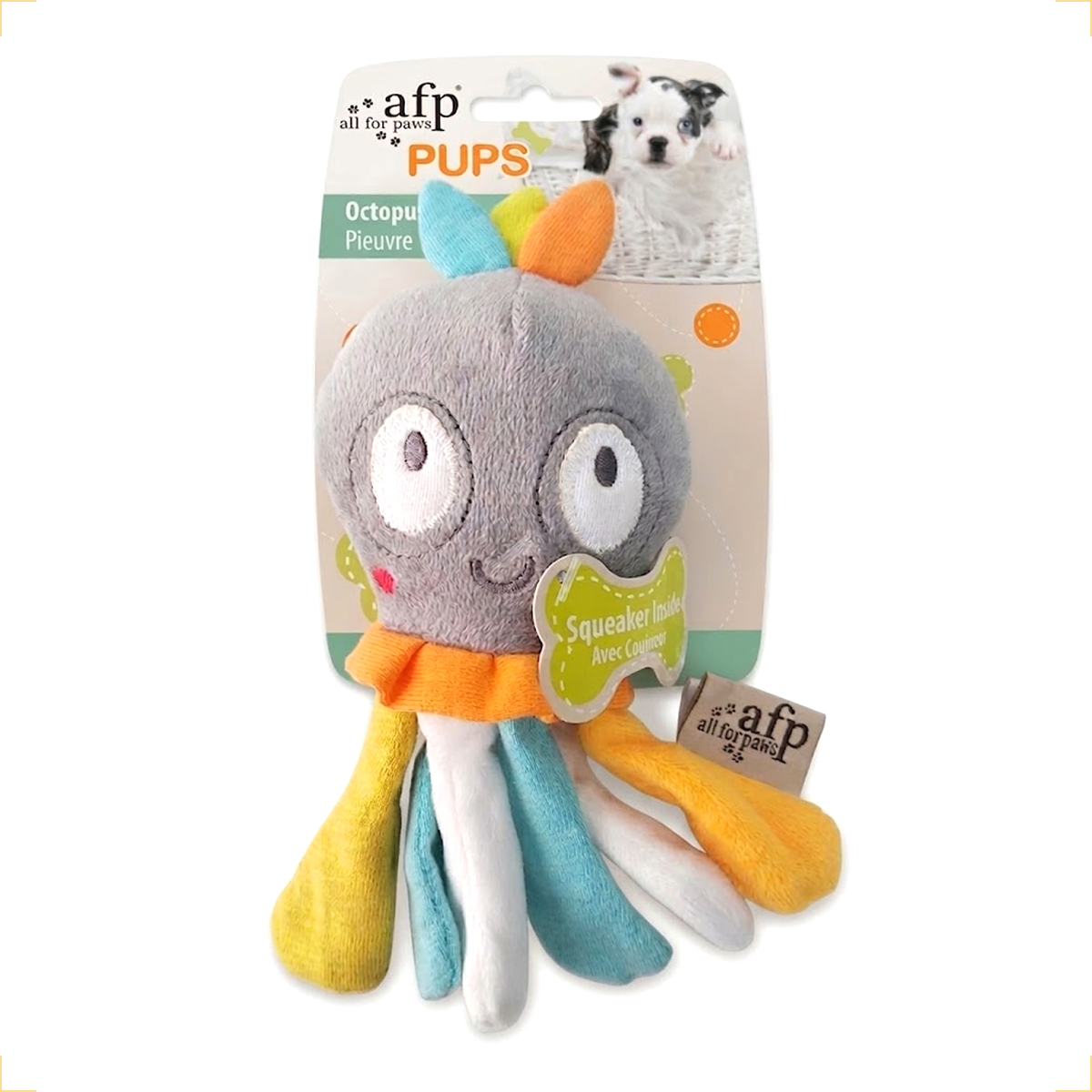 Brinquedo de Pelúcia para Filhotes - POLVO