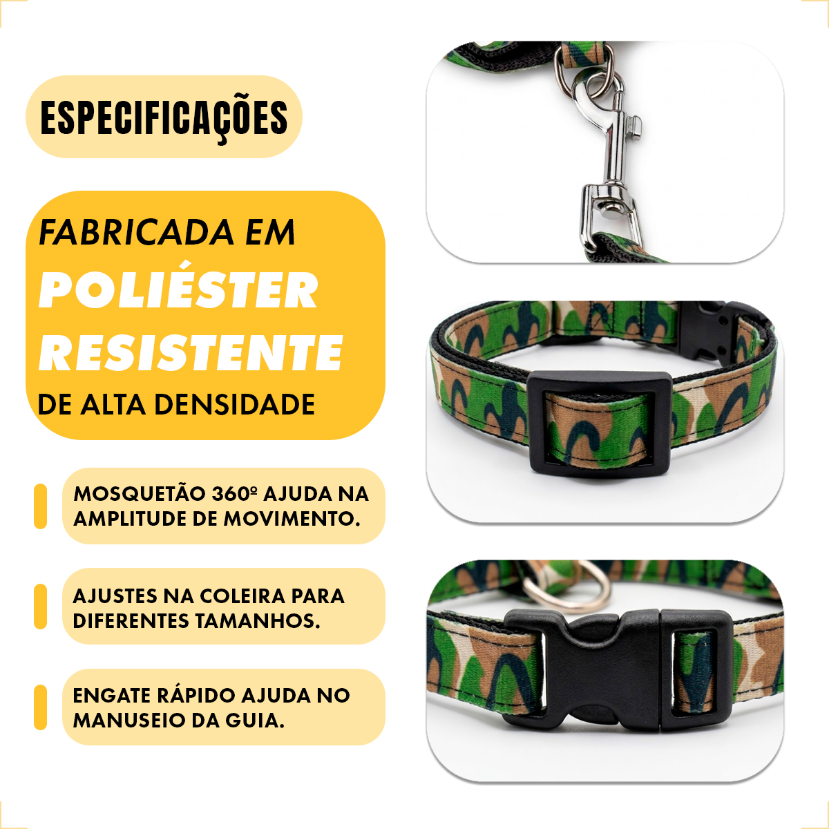 Coleira Peitoral Gatos Com Guia Conforto - Verde — foto 6