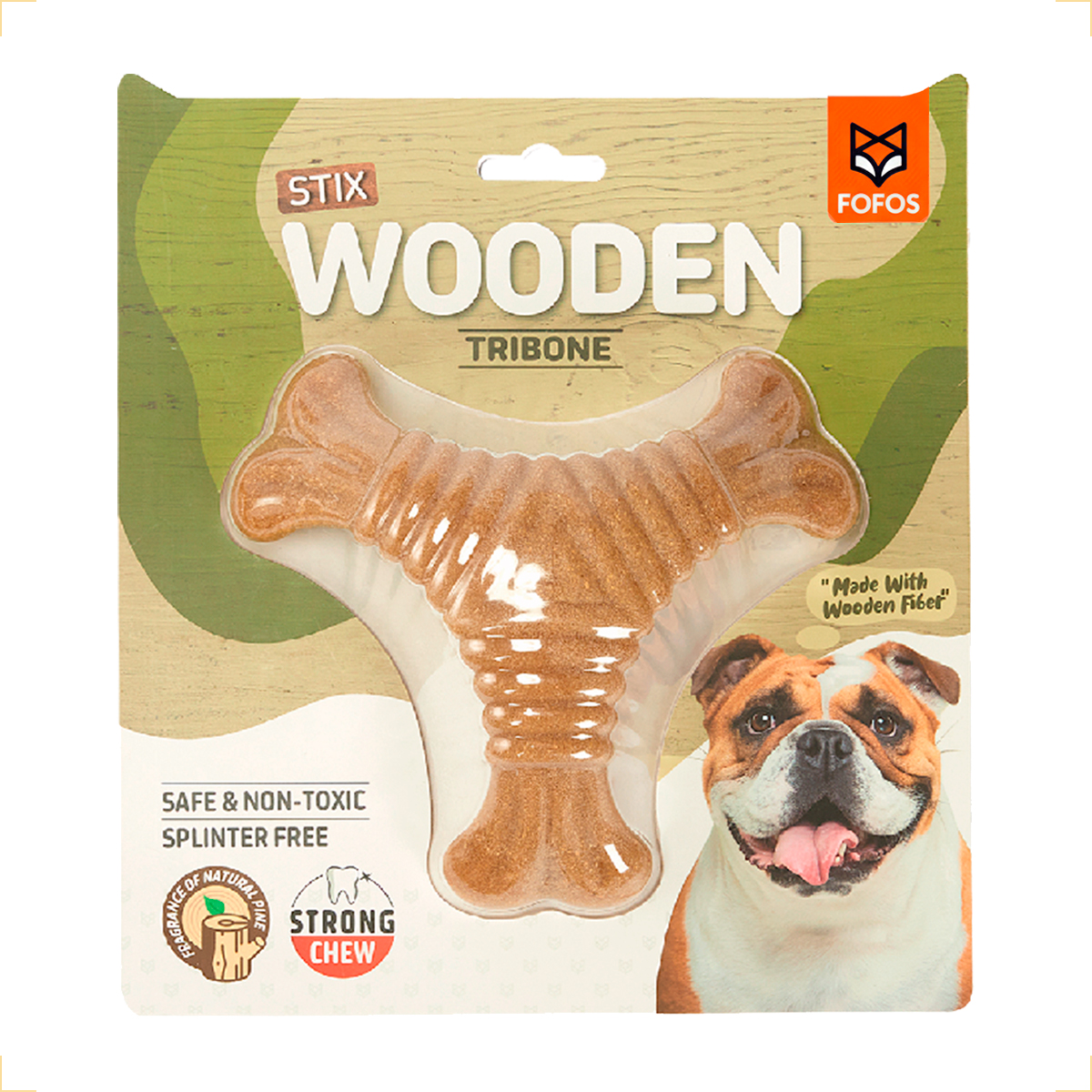 Osso Pet Cães Médios e Grandes Bambu FOFOS - Triângulo