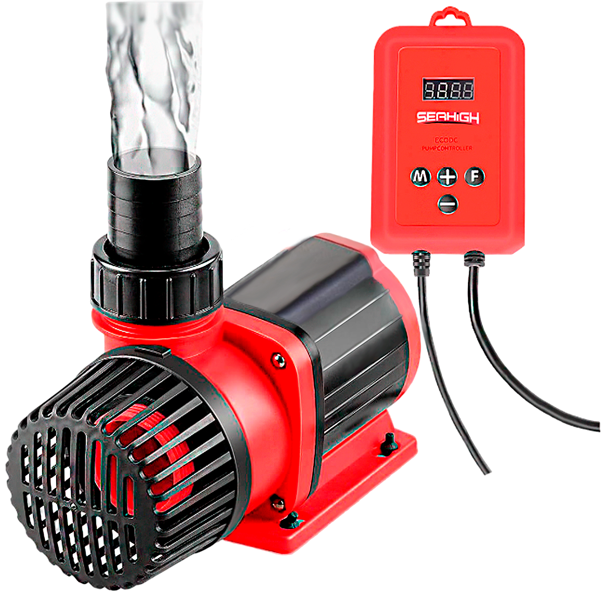 Bomba Aquário Água Doce e Salgada Submersa 12000 Lt Bivolt 