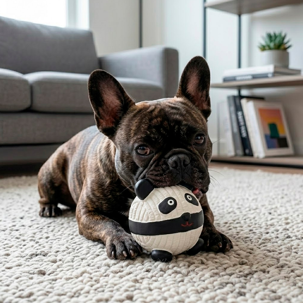 Brinquedo Látex Bola Animais Pet Cães FOFOS - Panda — foto 7