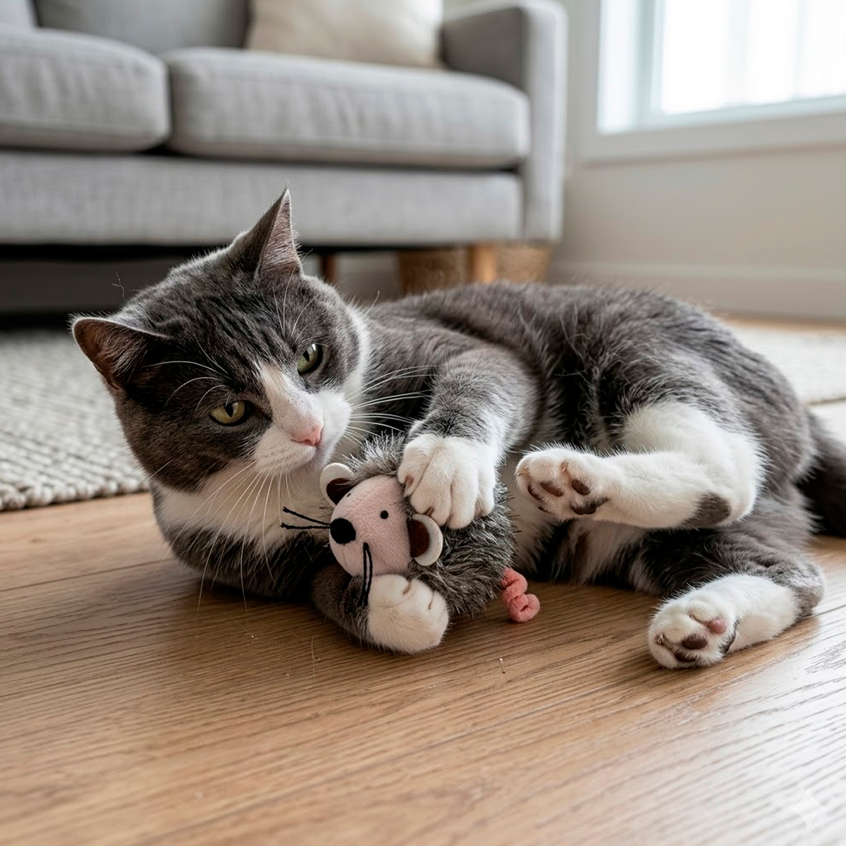 Brinquedo Pelúcia Sonoro Rato Gatos Cães FOFOS — foto 8