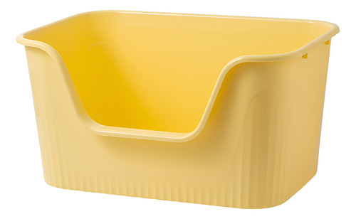 Caixa de Areia  Banheiro de Gato Grande 78x48x33 ANIMAUX - Amarelo