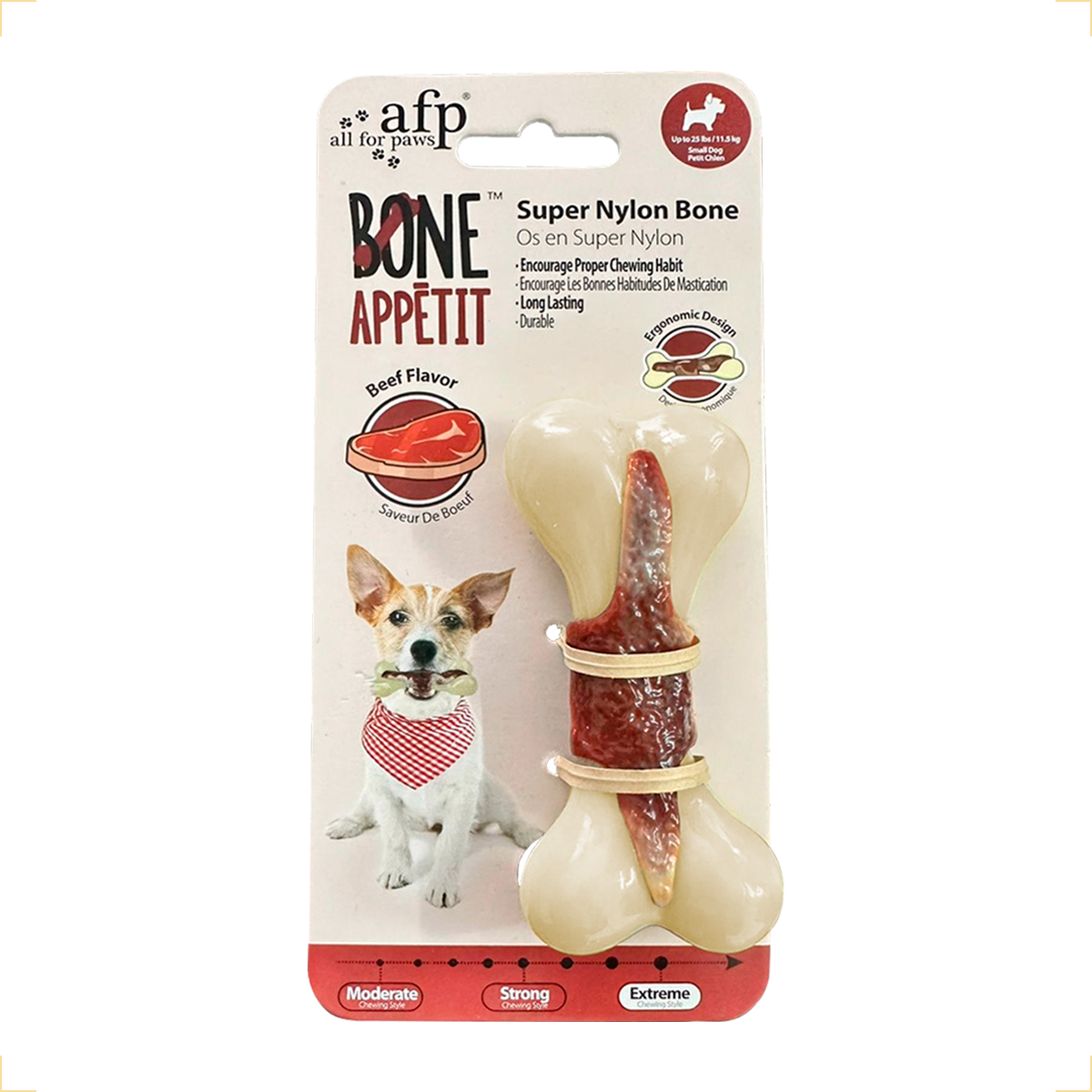 Osso Pet Cães Pequenos até 11,5 kg Sabor e Cheiro Bacon