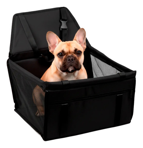 Cadeirinha Assento Pets Até 10kg Carro Transporte Cães Gatos - Preto — foto 7