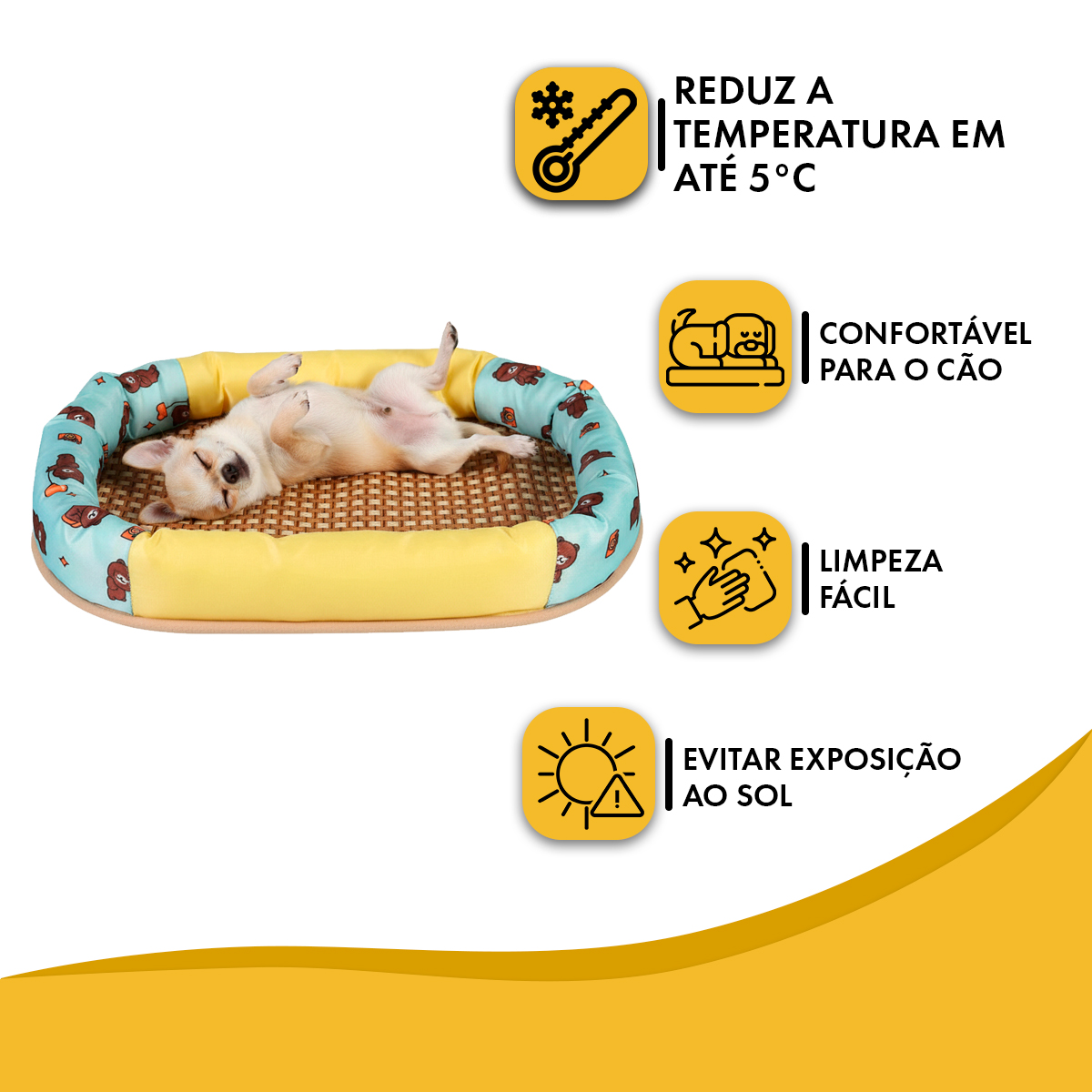 Tapete Oval Refrescante Cães e Gatos M 50 cm até 3kg — foto 3