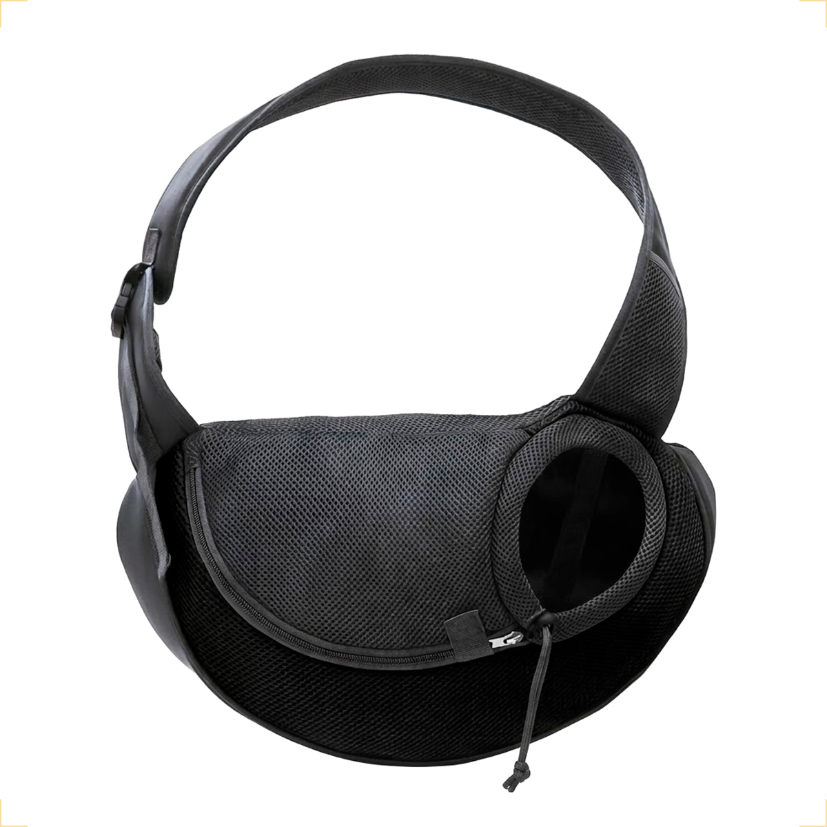 Bolsa Transporte Animais P Porte Cãe e Gato - Preto G