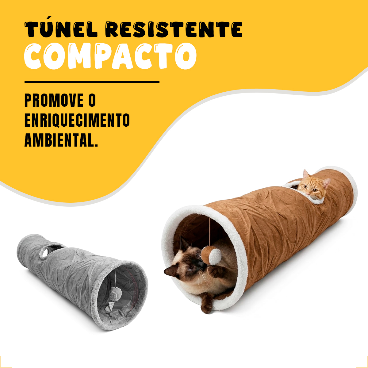 Túnel para Gatos 120 cm AFP — foto 8