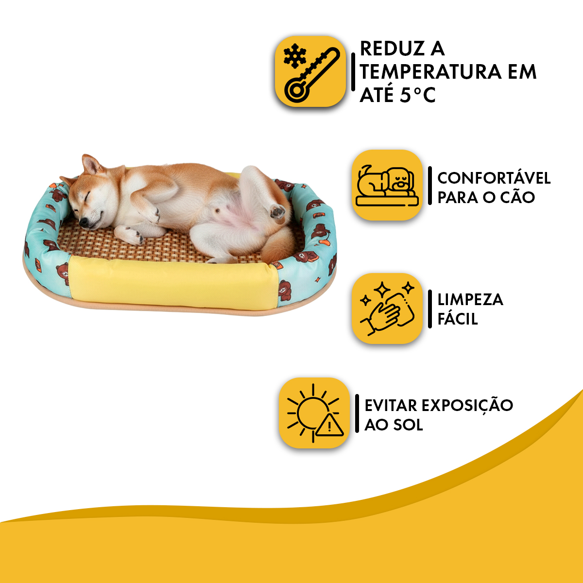 Tapete Oval Refrescante Cães e Gatos G 60 cm até 6kg — foto 8
