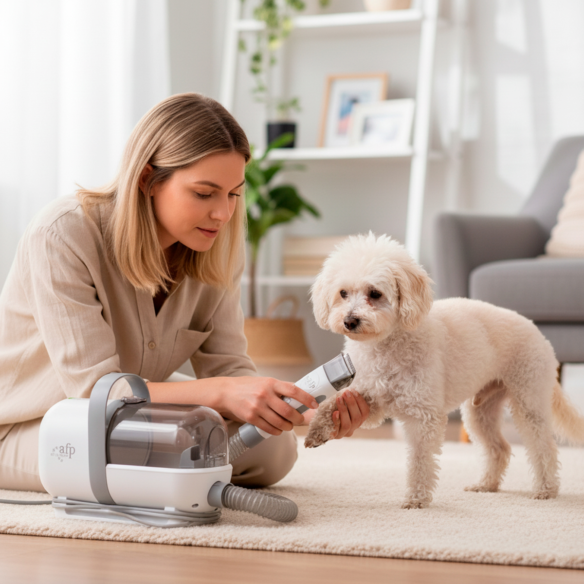 Máquina de Tosa Pet Portátil Sistema De Aspiração  - 220V — foto 3