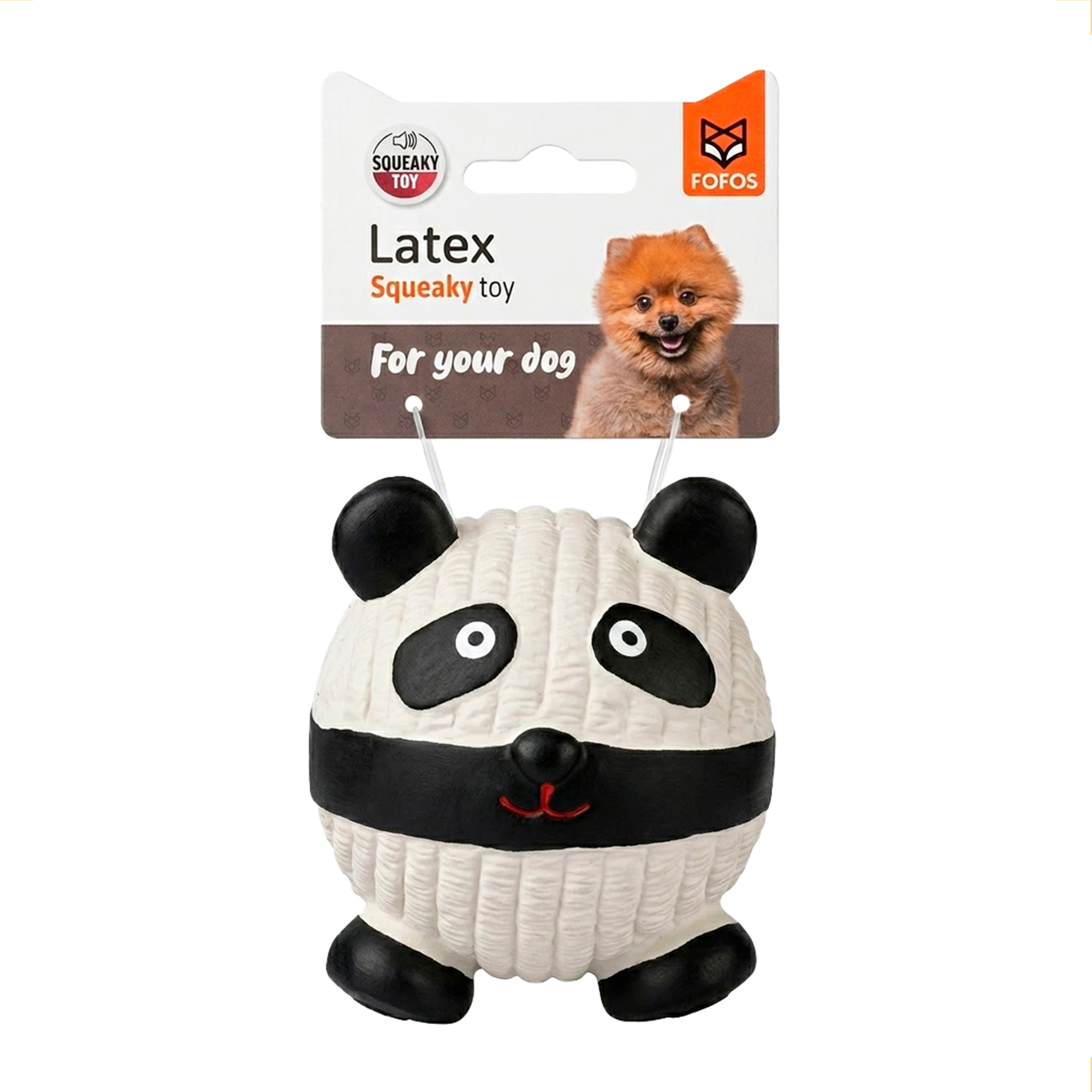 Brinquedo Látex Bola Animais Pet Cães FOFOS - Panda