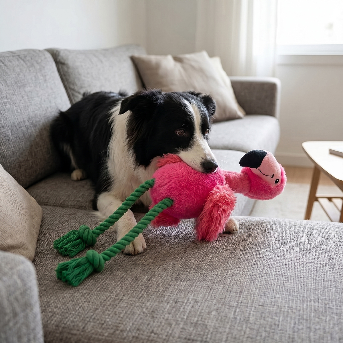 Brinquedo Pet Pelúcia Corda AFP - FLAMINGO — foto 8