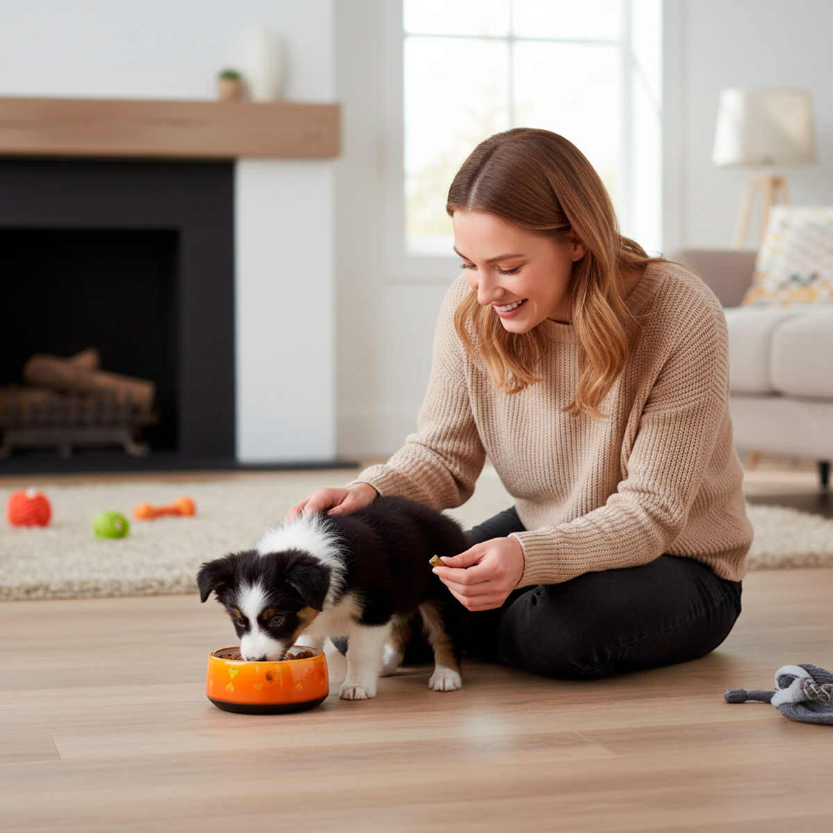Tigela de Alimentação Comedouro Pet  Acrílico - M 550ml - LARANJA — foto 7