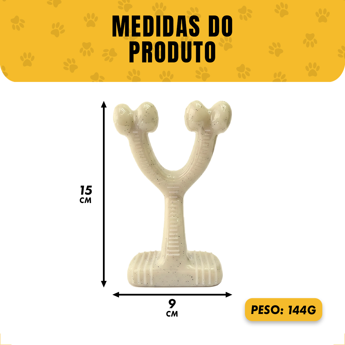 Osso Pet Cães Médios e Grandes Maciço 15 cm - G — foto 3