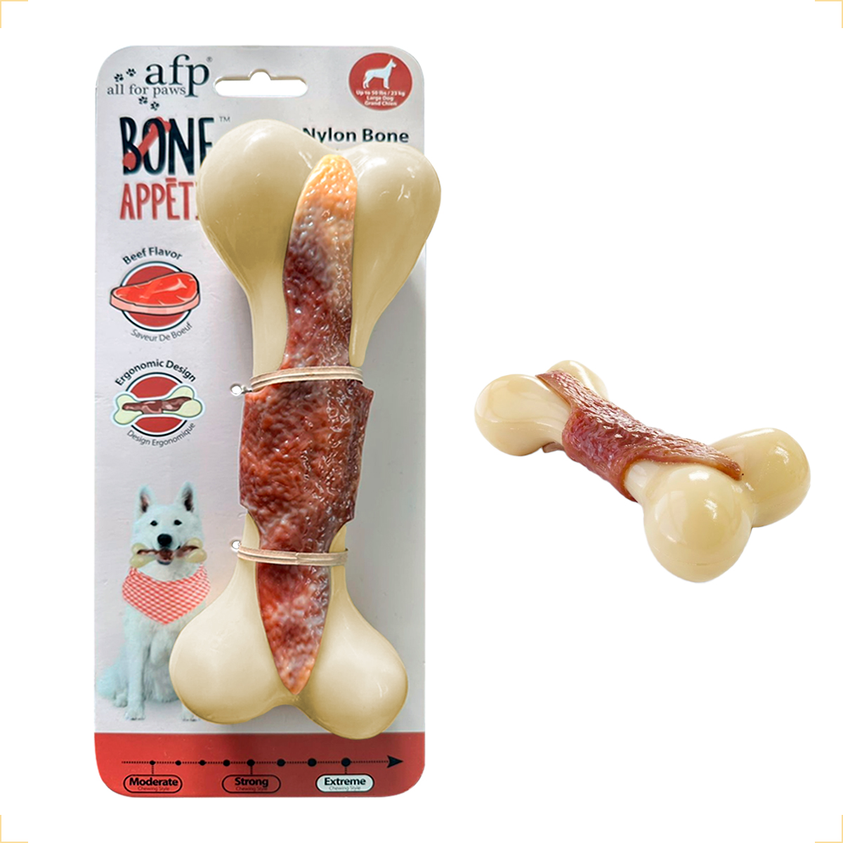 Osso Pet Cães Médios e Grandes até 23 kg Sabor e Cheiro Bacon — foto 4
