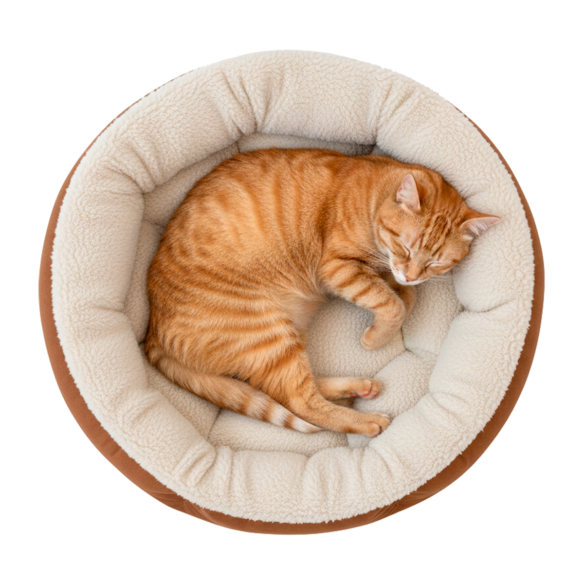 Cama Pet Luxo Ninho -  55 cm compr. x 24 cm Alt.  - BEGE — foto 4