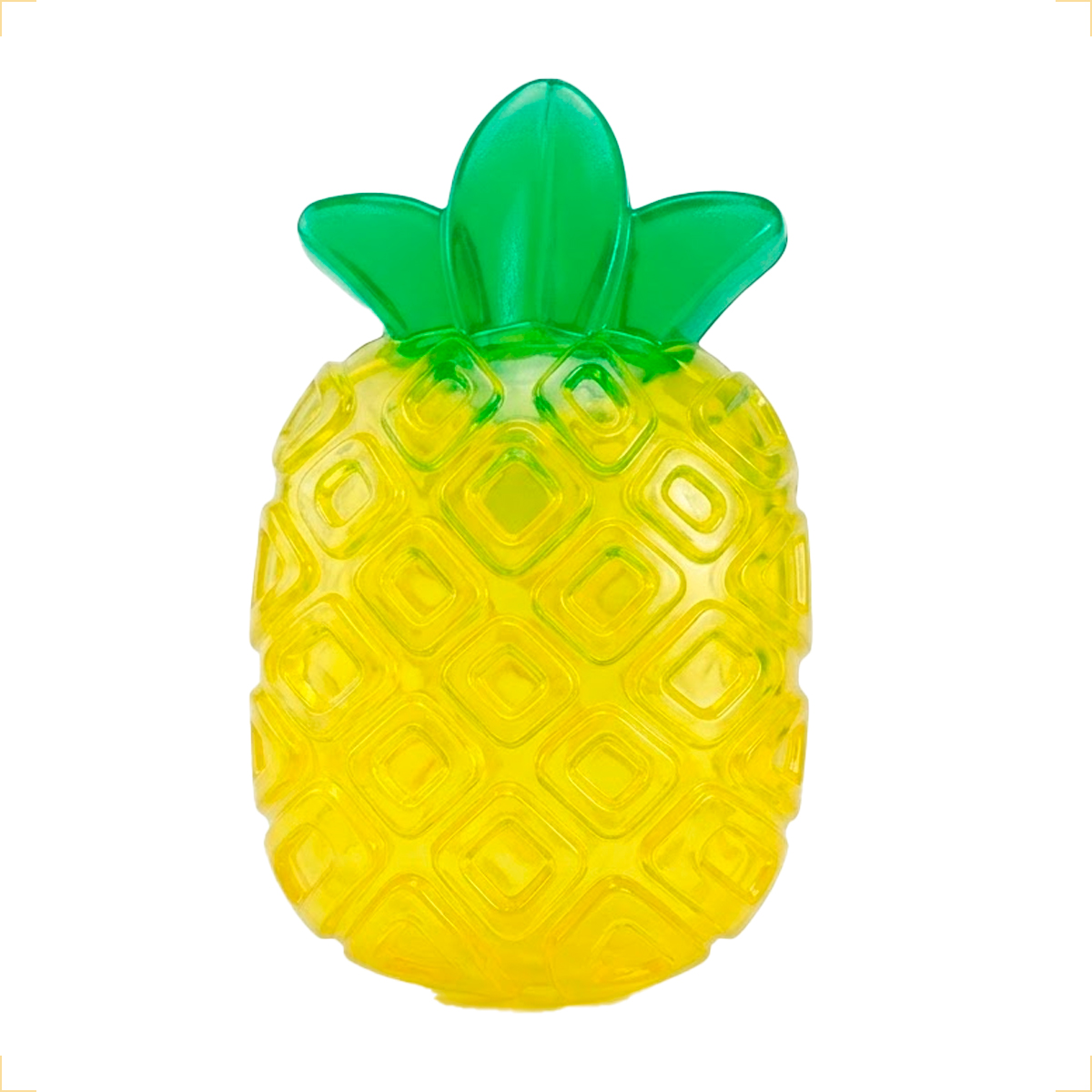 Brinquedo Mordedor Frutas Pet Cães Porte Médio TPR FOFOS - Abacaxi