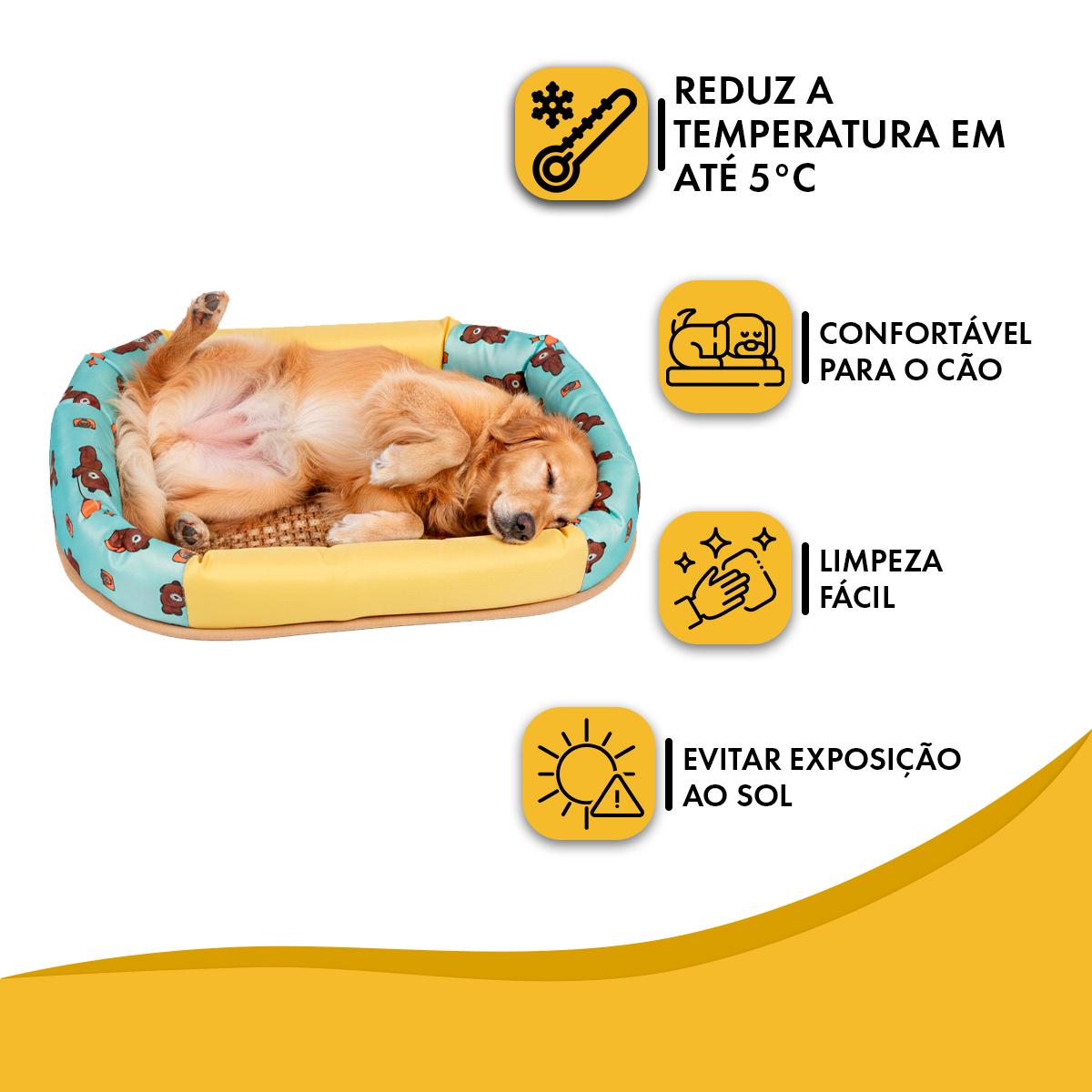 Tapete Oval Refrescante Cães e Gatos GG 80 cm até 9kg — foto 8