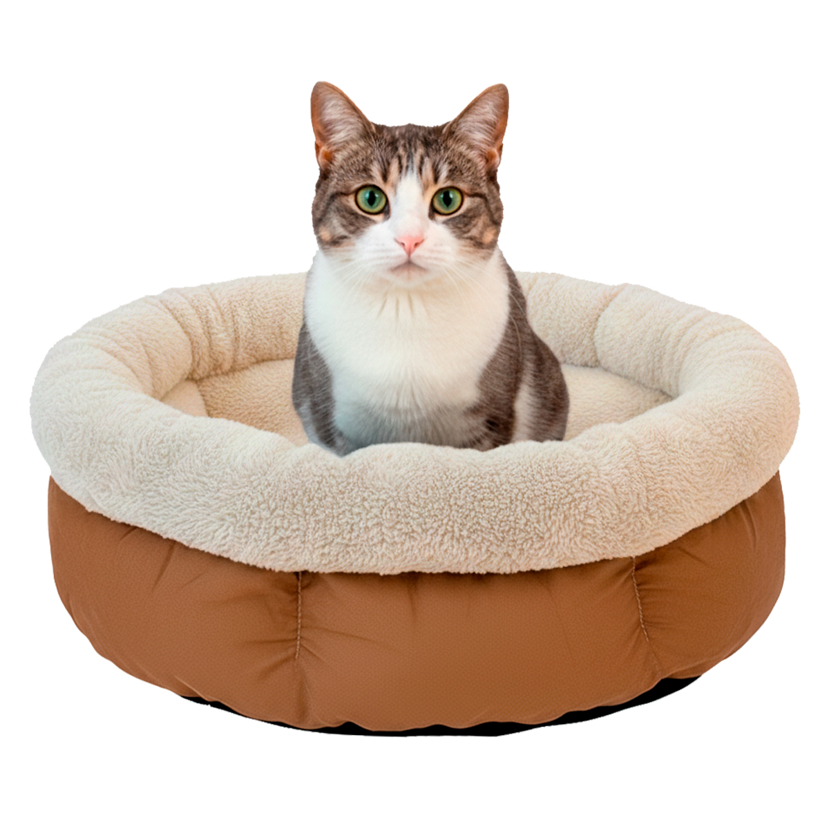 Cama Pet Luxo Ninho -  55 cm compr. x 24 cm Alt.  - BEGE — foto 2