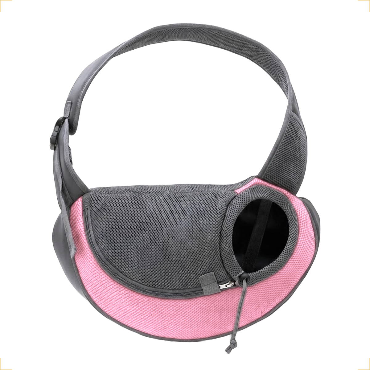 Bolsa Transporte Animais P Porte Cãe e Gato - Rosa G